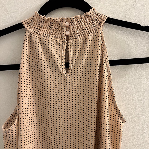 Adrianna Papell Mock Neck Sleeveless Blouse - Picture 3 of 6